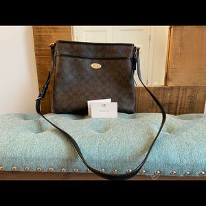 SOLD! Coach Crossbody bag, signature Canvas